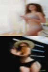 Woman looking other couple
